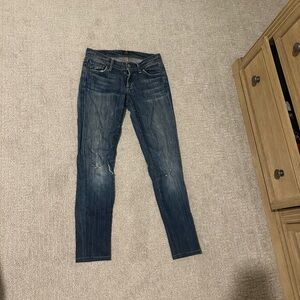 Citizens Of Humanity Blue Skinny Jeans